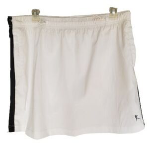 Women's Skort White Athletic Skort Shorts with pockets Large NWOT